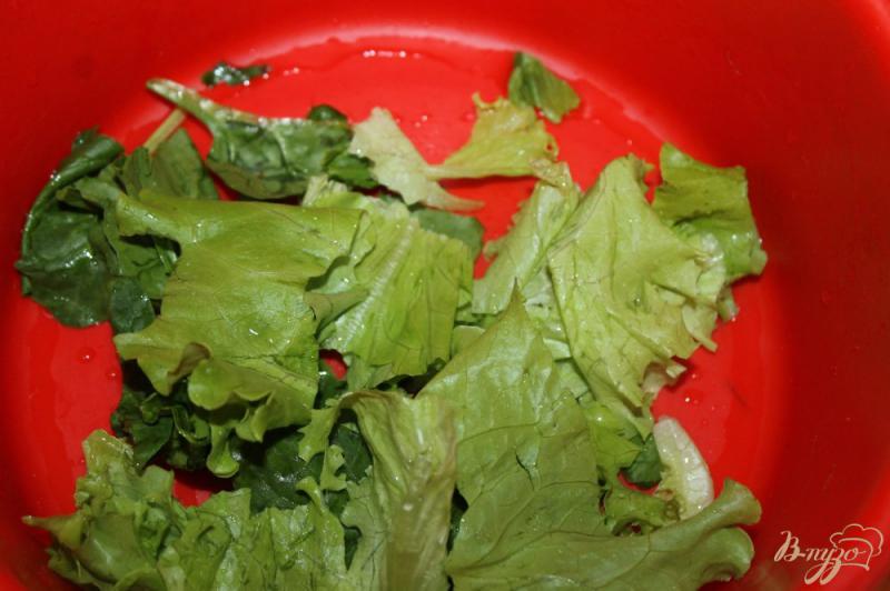 Фото приготовление рецепта: Свежий салат с мидиями и кальмарами шаг №1