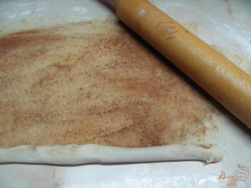 Фото приготовление рецепта: Пирожное с заварным кремом и карамелью шаг №4