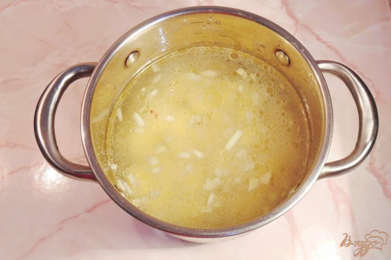 Фото приготовление рецепта: Овощной суп с тыквой шаг №3