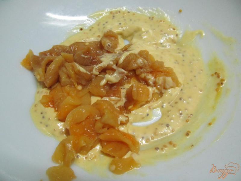 Фото приготовление рецепта: Картофельный салат в горчичном соусе с яйцом шаг №5