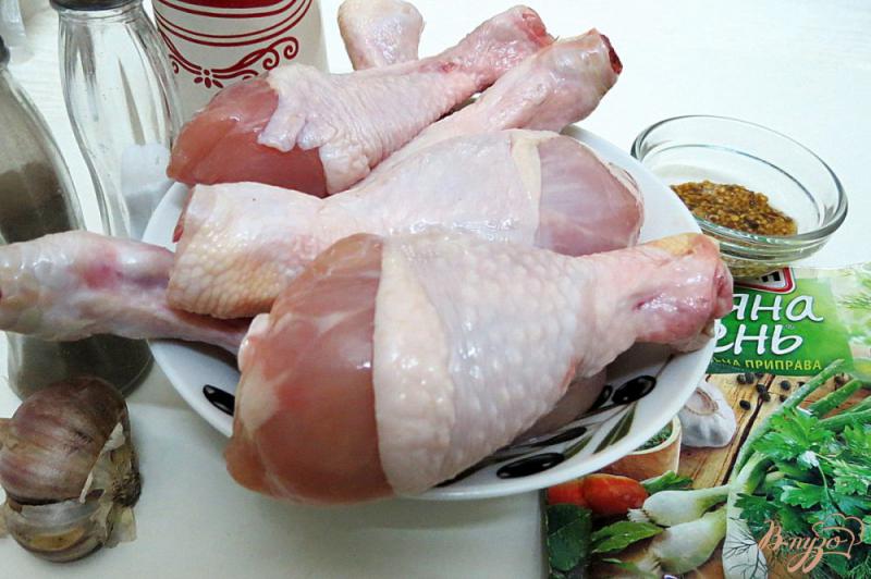 Фото приготовление рецепта: Куриные голени в духовке шаг №1