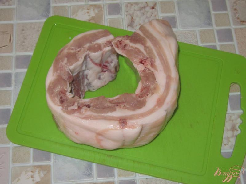 Фото приготовление рецепта: Свиные ребра с картофелем и болгарским перцем шаг №1