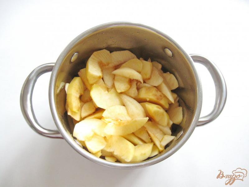 Фото приготовление рецепта: Яблочно-грушевое пюре шаг №3