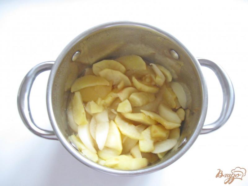 Фото приготовление рецепта: Яблочно-грушевое пюре шаг №4