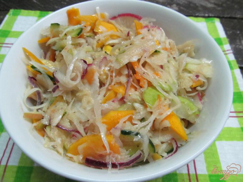 Фото приготовление рецепта: Капустный салат в легком маринаде шаг №6