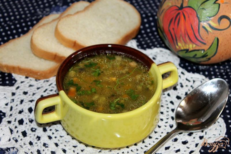 Фото приготовление рецепта: Овощной суп на утином бульоне шаг №5
