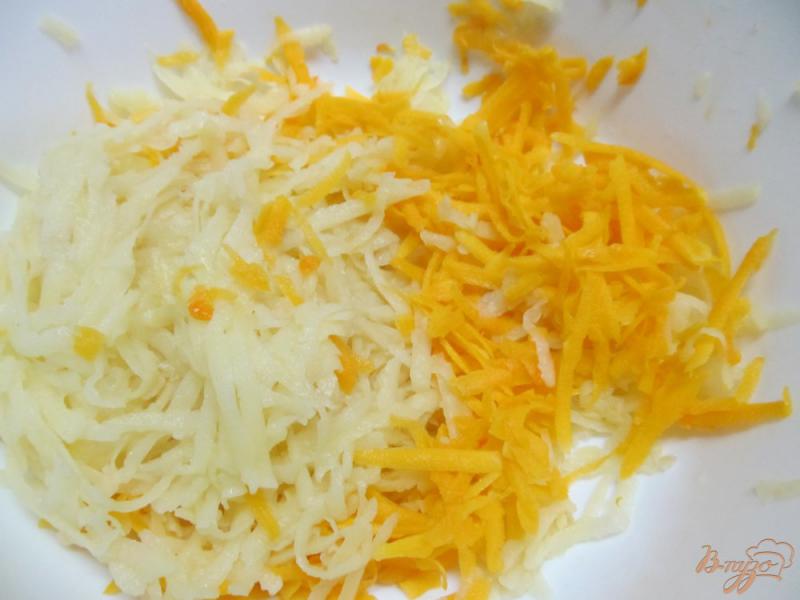 Фото приготовление рецепта: Картофель с тыквой под сырной корочкой шаг №1