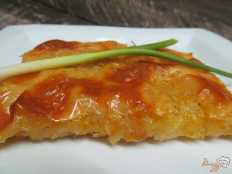Фото приготовление рецепта: Картофель с тыквой под сырной корочкой шаг №7