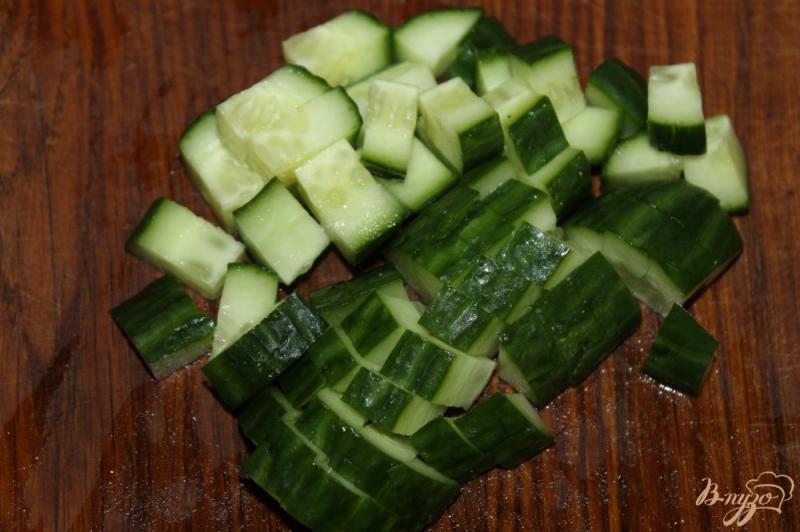 Фото приготовление рецепта: Витаминный овощной салат с печеной тыквой шаг №2