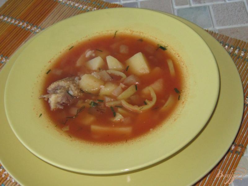 Фото приготовление рецепта: Суп из утки с рисом шаг №10