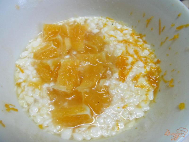 Фото приготовление рецепта: Апельсиновый пирог на слоеном тесте шаг №3