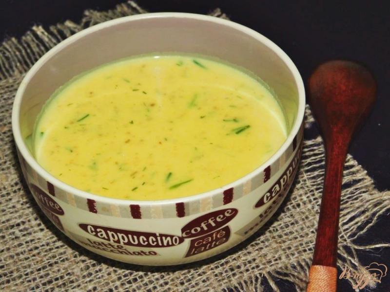 Фото приготовление рецепта: Суп-пюре с беконом и кабачком шаг №6