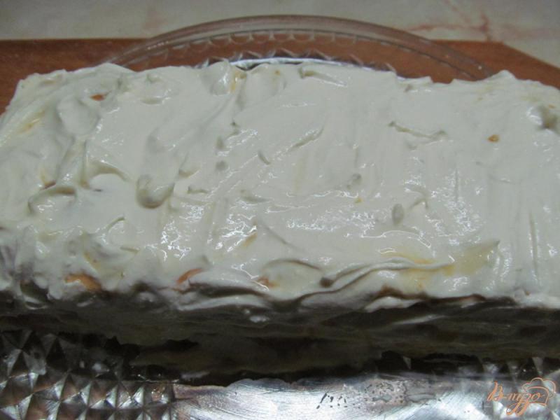 Фото приготовление рецепта: Слоеный пирог с творожной начинкой шаг №14
