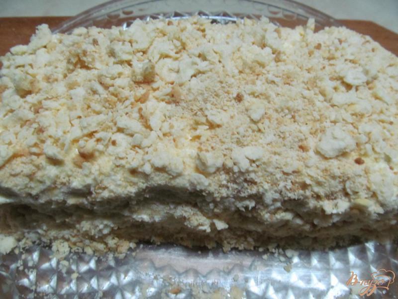 Фото приготовление рецепта: Слоеный пирог с творожной начинкой шаг №15