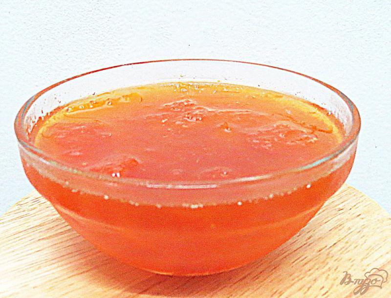 Фото приготовление рецепта: Варенье из тыквы с апельсиновым желе шаг №8