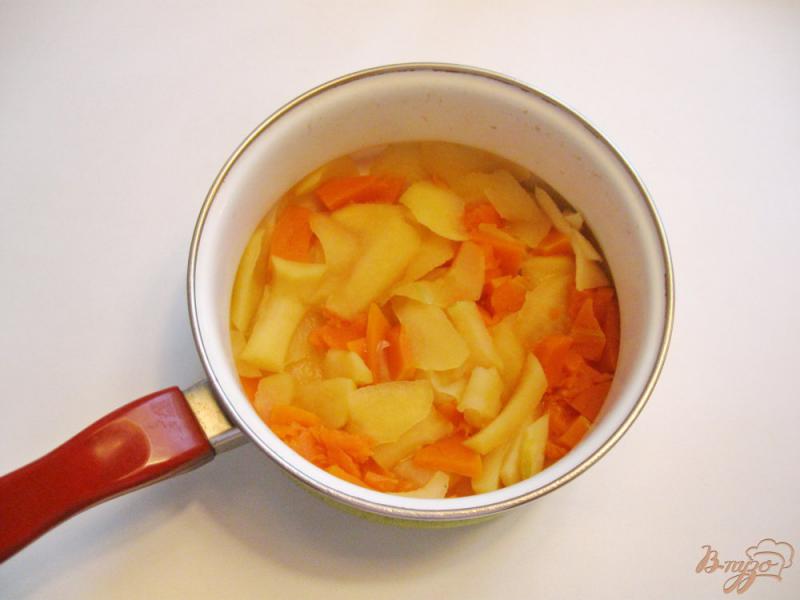 Фото приготовление рецепта: Яблочно-тыквенное пюре шаг №3