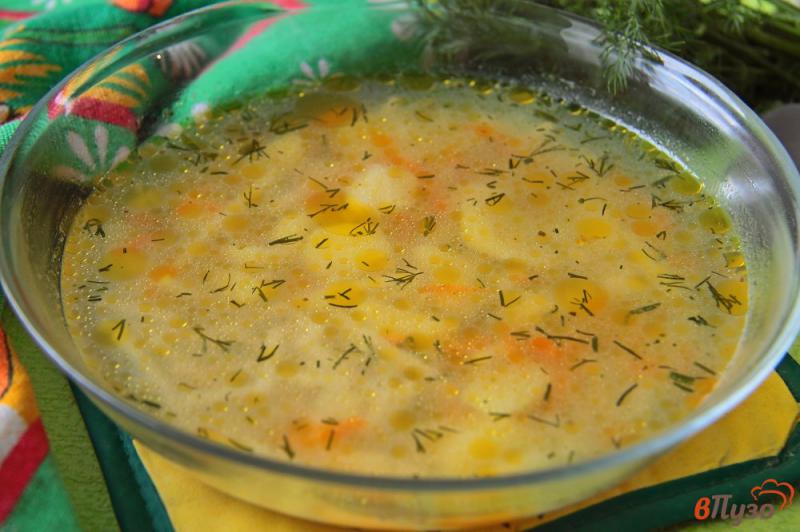 Фото приготовление рецепта: Суп картофельный с макаронами в мультиварке шаг №8