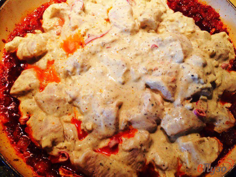 Фото приготовление рецепта: Курица с острым перцем и имбирём от Гордона Рамзи шаг №10