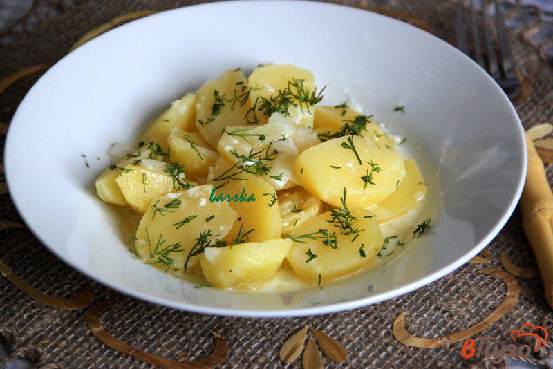 Фото приготовление рецепта: Картофель в молоке шаг №7