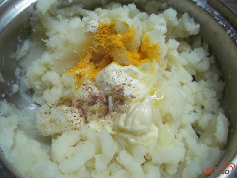 Фото приготовление рецепта: Картофельное пюре с сельдереем шаг №5