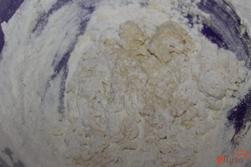 Фото приготовление рецепта: Тесто для хачапури на молочной сыворотке шаг №4