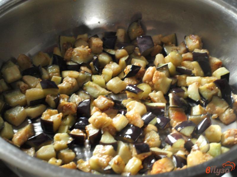 Фото приготовление рецепта: Запеканка из баклажанов и цветной капусты шаг №4
