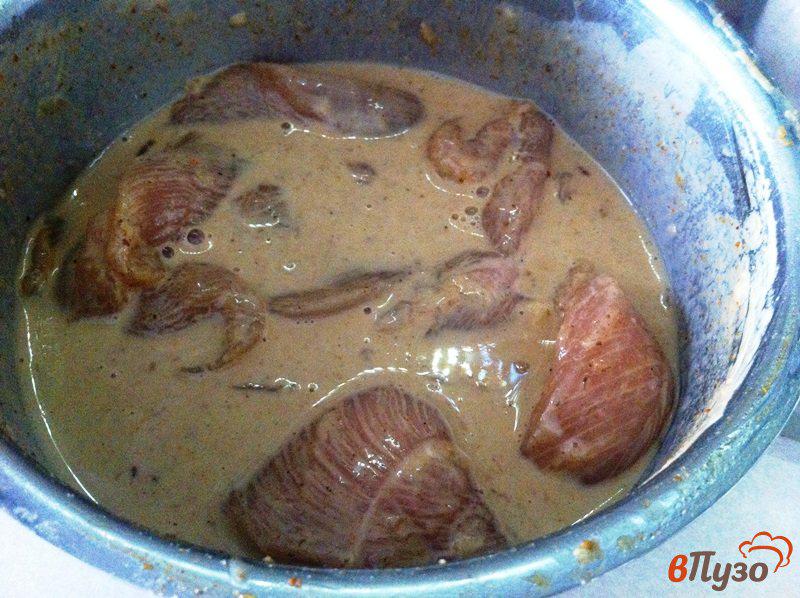 Фото приготовление рецепта: Куриные отбивные в пикантном соусе шаг №6