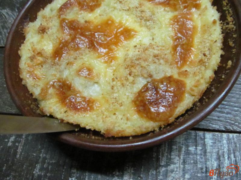 Фото приготовление рецепта: Запеканка картофельная с фрикадельками шаг №9