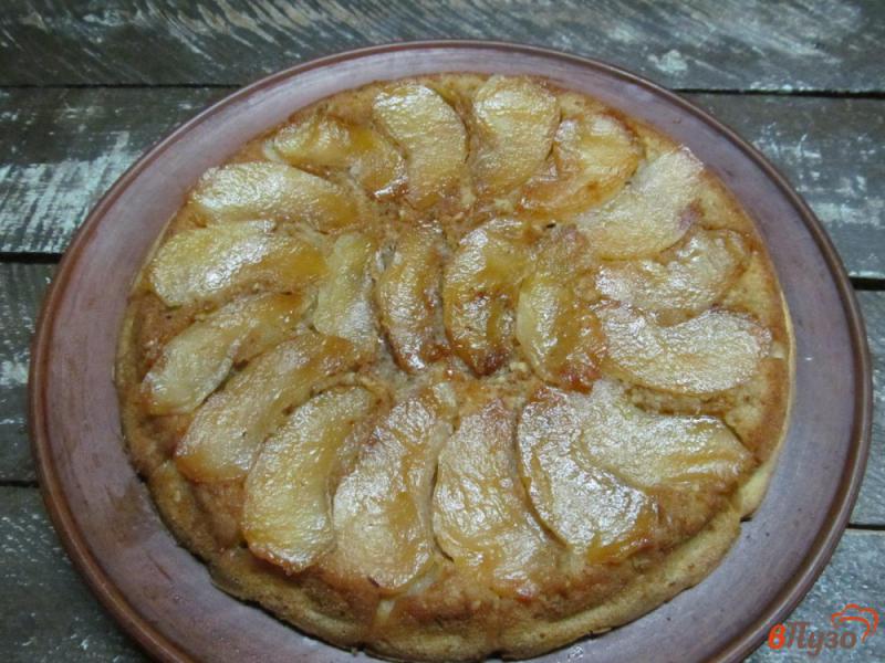 Фото приготовление рецепта: Пирог с яблоком «блинчатый» шаг №5