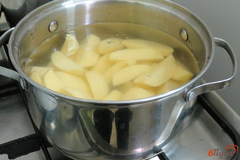 Фото приготовление рецепта: Тыквенно - картофельный суп пюре шаг №3