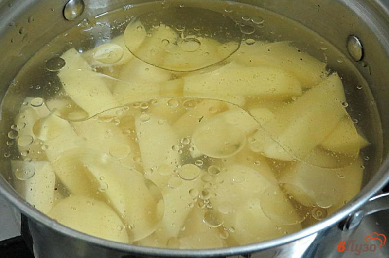 Фото приготовление рецепта: Тыквенно - картофельный суп пюре шаг №4