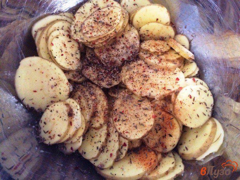 Фото приготовление рецепта: А ля Гратен из молодого картофеля шаг №2