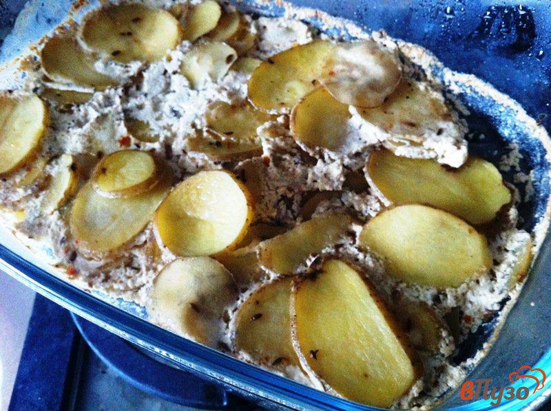 Фото приготовление рецепта: А ля Гратен из молодого картофеля шаг №5