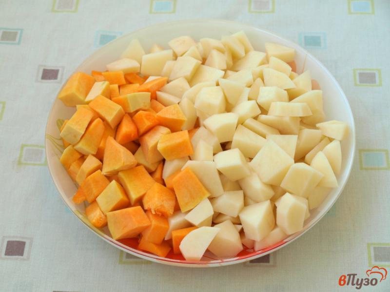 Фото приготовление рецепта: Пюре из тыквы и картофеля шаг №2