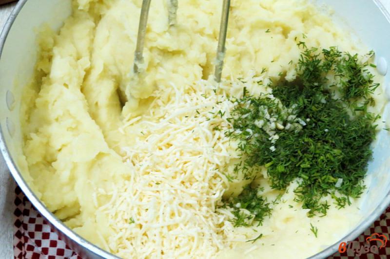 Фото приготовление рецепта: Картофельно-сырное пюре алиго шаг №5