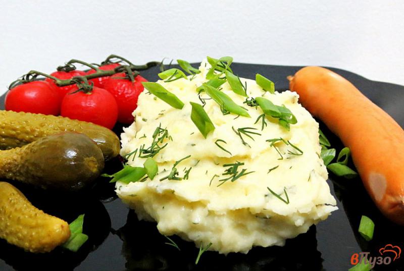 Фото приготовление рецепта: Картофельно-сырное пюре алиго шаг №7