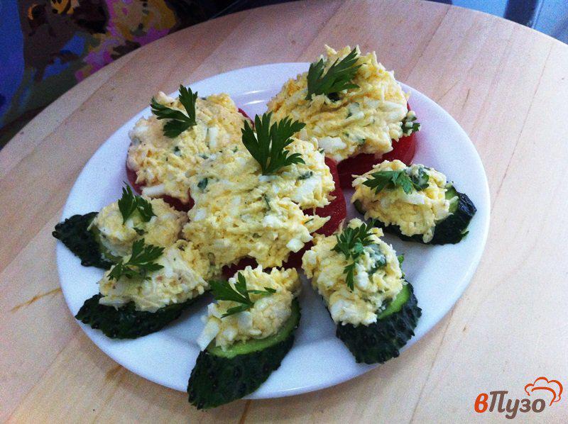 Фото приготовление рецепта: Сырный салат шаг №6