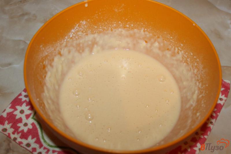 Фото приготовление рецепта: Тыквенный блинный торт с грибами и луком шаг №4