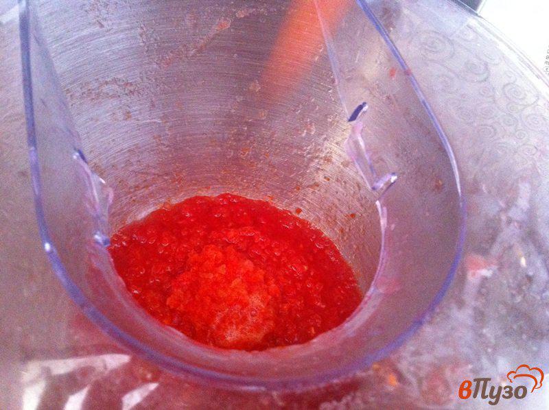 Фото приготовление рецепта: Томатный соус на зиму шаг №4