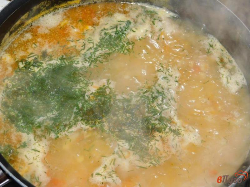 Фото приготовление рецепта: Суп из свинины с болгарским перцем и чечевицей шаг №5