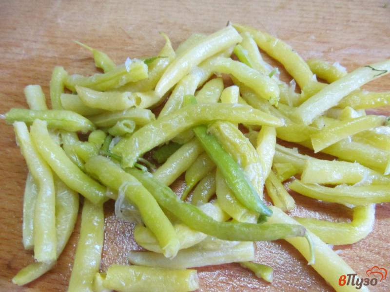 Фото приготовление рецепта: Салат из стручковой фасоли шаг №1