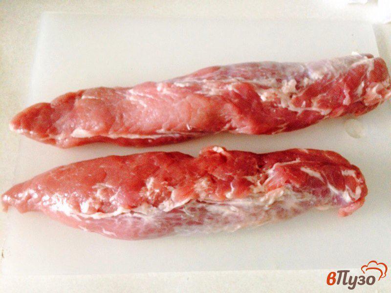 Фото приготовление рецепта: Филе свинины с гарниром из риса шаг №1