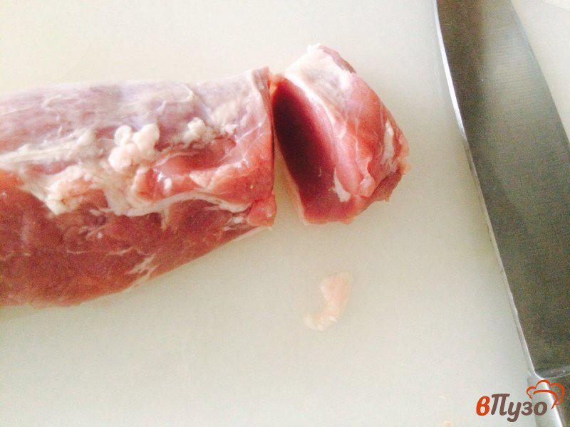 Фото приготовление рецепта: Филе свинины с гарниром из риса шаг №2