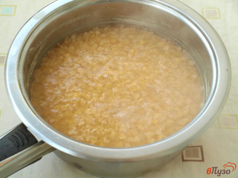 Фото приготовление рецепта: Суп-пюре с баклажанами и красной чечевицей шаг №2