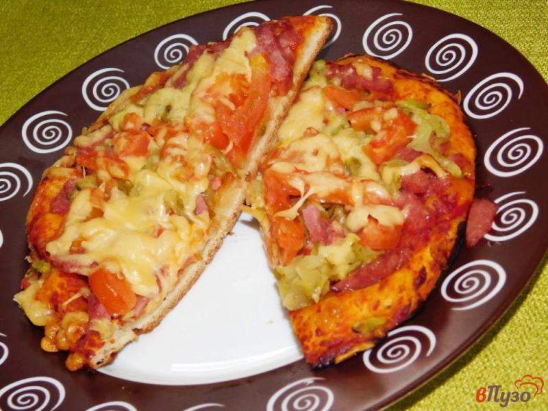 Фото приготовление рецепта: Пицца «домашняя» шаг №7