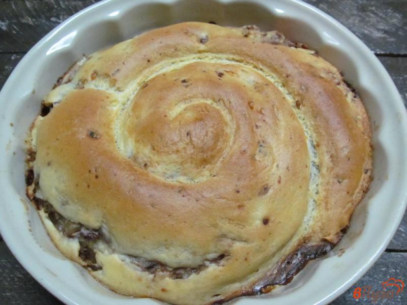 Фото приготовление рецепта: Пирог с мясом на картофельном тесте шаг №8