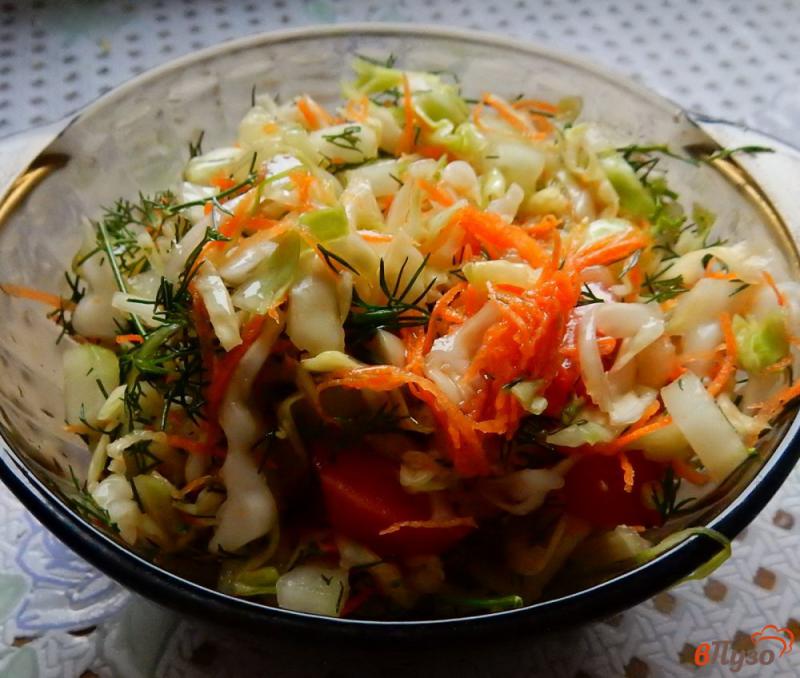 Фото приготовление рецепта: Салат из осенних овощей шаг №8