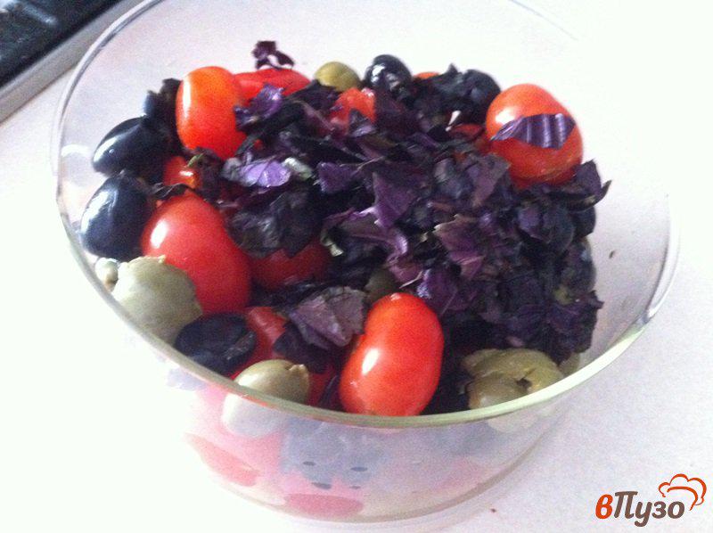 Фото приготовление рецепта: Расплющенный салат шаг №6