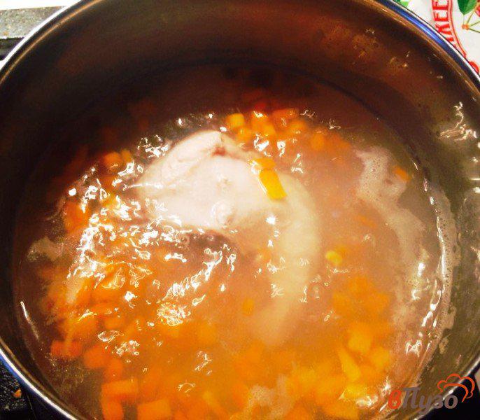 Фото приготовление рецепта: Овощной суп из индейки шаг №2