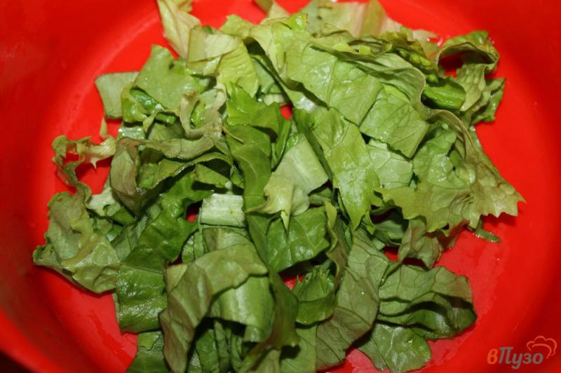 Фото приготовление рецепта: Салат из жаренного баклажана, маринованного лука и цветной капустой шаг №1